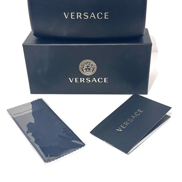 Versace Mod 2235 1002/85 Yellow Sunglasses Authentic New - Picture 7 of 7